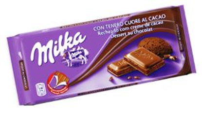 Immagine di MILKA TENERO CUORE AL CACAO GR.100