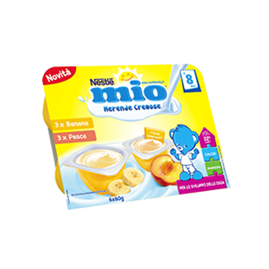 Immagine di NESTLE MIO MEREN.BANANA&PESC 6X60GR