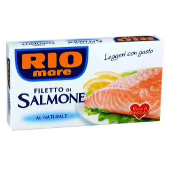 Immagine di RIO MARE FILETTO DI SALMONE AL NATURALE GR.150