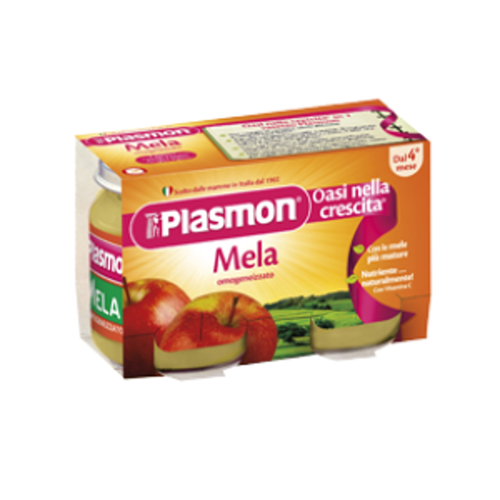 Immagine di PLASMON OMOGENEIZZATO MELA GR.104 X 2