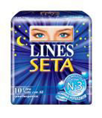 Immagine di LINES SETA ULTRA CON ALI NOTTE X 10