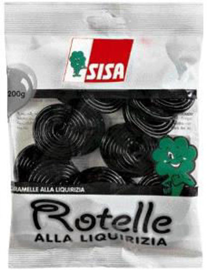 Immagine di SISA CARAMELLE ROTELLE LIQUIRIZIA GR.200
