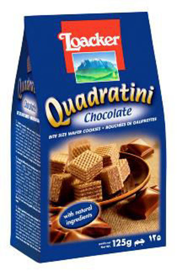 Immagine di LOACKER QUADRATINI CHOCOLATE GR.125