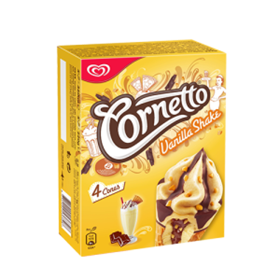 Immagine di ALGIDA CORNETTO VANILLA SHAKE X 4