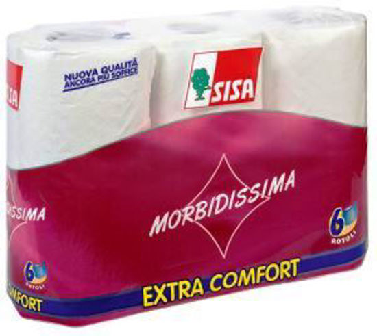 Immagine di SISA IGIENICA SUPERMORBIDA 6 ROTOLI