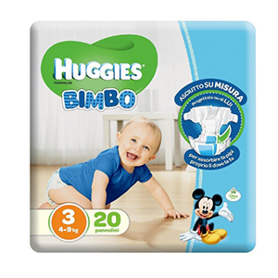 Immagine di HUGGIES BIMBO MIDI TG.3 KG.4-9