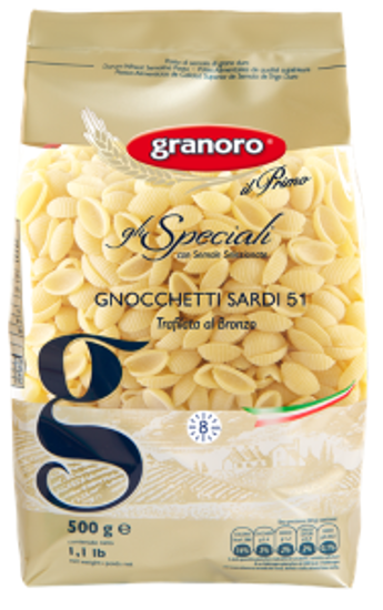 Immagine di GRANORO GNOCCHETTI SARDI TRAFILATI AL BRONZO N.51 GR.500