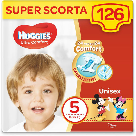 Immagine di HUGGIES ULTRA COMFORT PANNOLINI X16  MIS.5