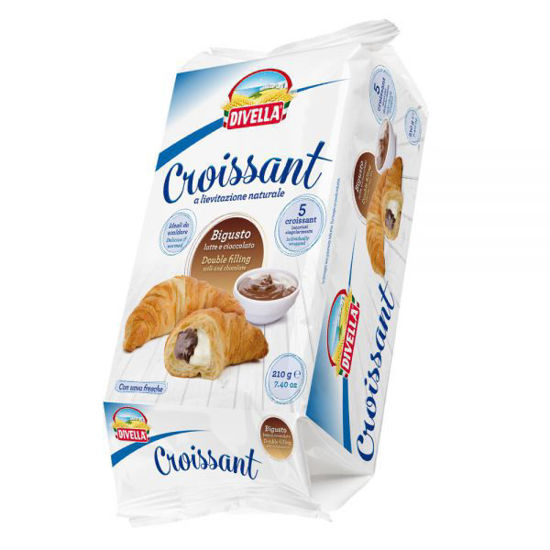 Immagine di DIVELLA CROISSANT LATTE/CIOCCOLATO X5