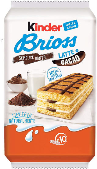 Immagine di KINDER BRIOSS LATTE/CACAO X10
