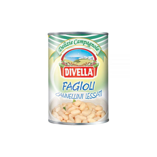 Immagine di DIVELLA FAGIOLI CANNELLINI IN LATTA GR.400