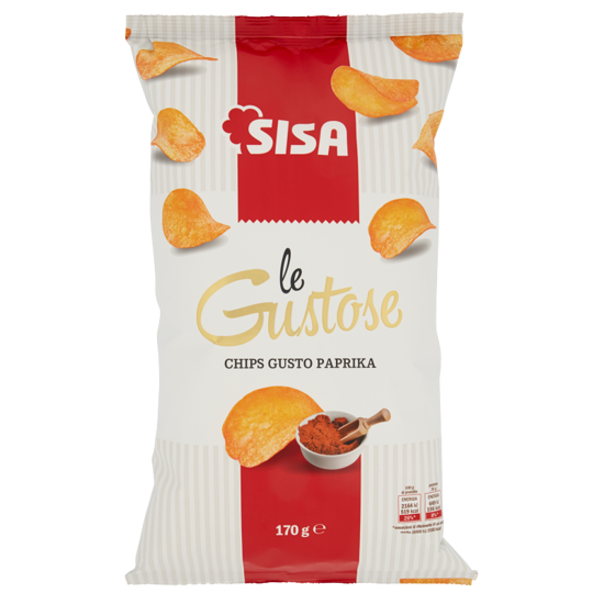 Immagine di SISA CHIPS GUSTO PAPRIKA GR.170