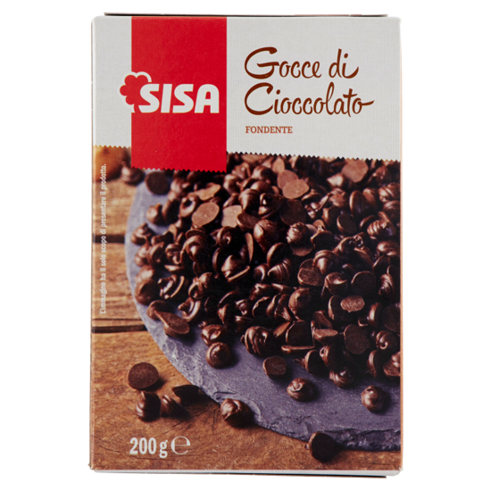 Immagine di SISA GOCCE DI CIOCCOLATO FONDENTE GR.200