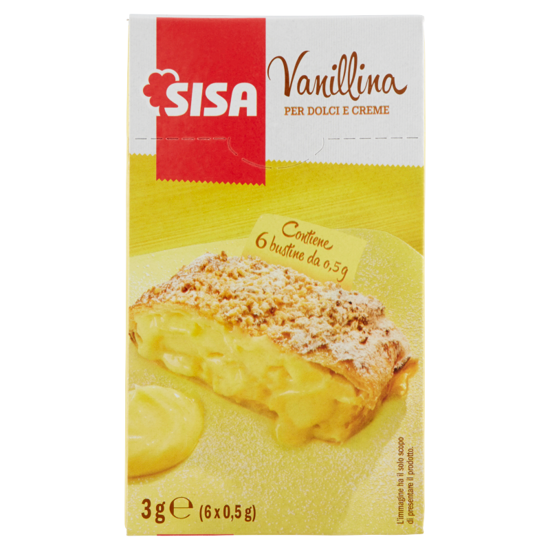 Immagine di SISA VANILLINA PURA PER DOLCI X 6
