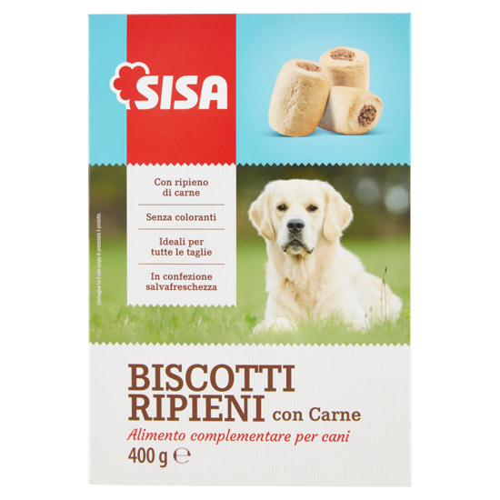 Immagine di SISA BISCOTTI CANE RIPIENI GR.400