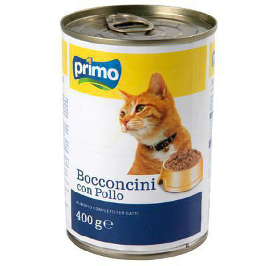 Immagine di PRIMO BOCCONCINI GATTO POLLO GR.400