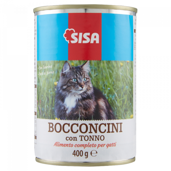 Immagine di SISA BOCCONCINI GATTO TONNO GR.400
