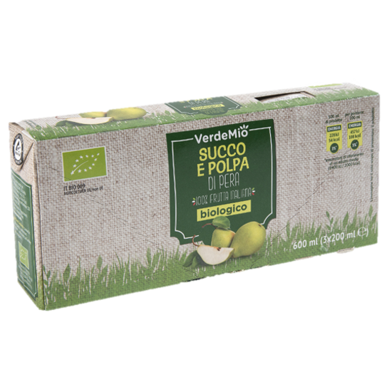 Immagine di VERDEMIO SUCCO PERA BIO ML.200X3