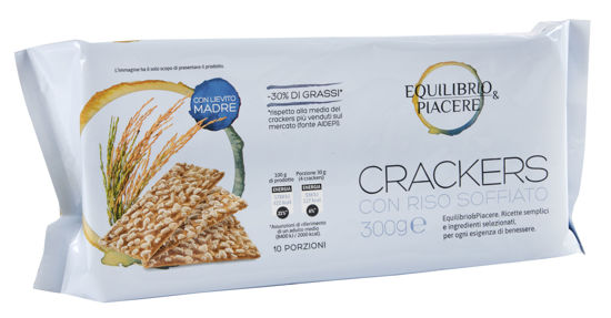 Immagine di EQUILIBRIO E PIACERE CRACKERS RISO SOFFIATO GR.300