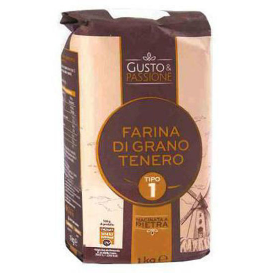 Immagine di GUSTO & PASSIONE FARINA TIPO 1 MACINATA PIETRA KG.1