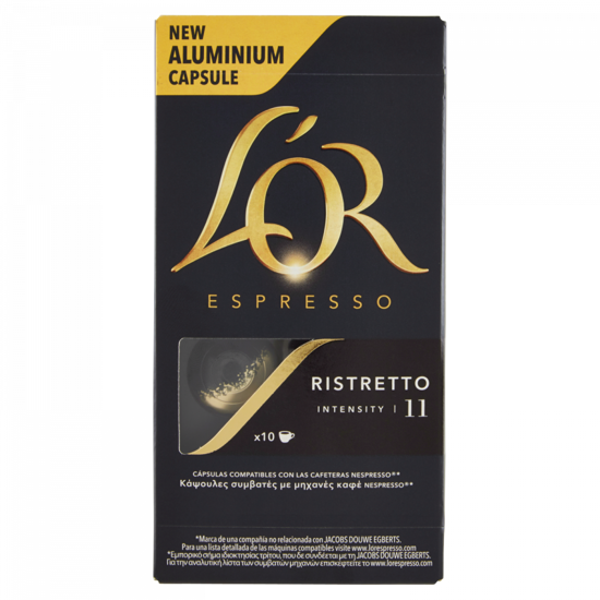 Immagine di L'OR CAPSULE NESPRESSO RISTRETTO X10