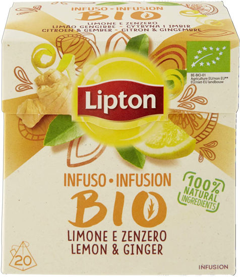 Immagine di LIPTON INFUSO ZENZERO BIO GR.40