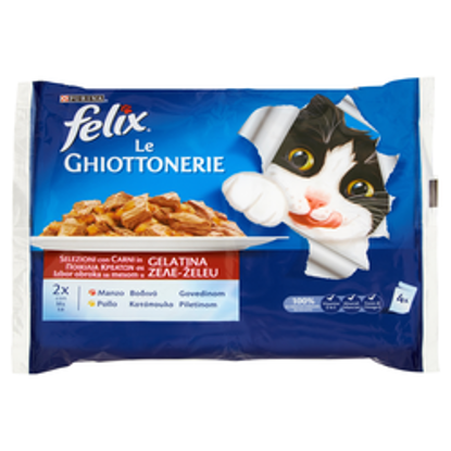 Immagine di FELIX LE GHIOTTONERIE MANZO/POLLO GR.85 X 4