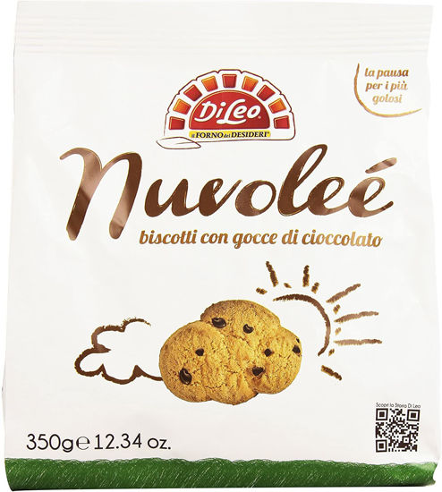 Immagine di DI LEO NUVOLEE" BISCOTTI CON GOCCE CIOCCOLATO GR.350