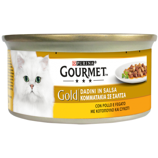 Immagine di GOURMET GOLD POLLO/FEGATO GR.85