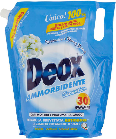 Immagine di DEOX AMMORBIDENTE GELSOMINO 30 LAV.  LT.1,5
