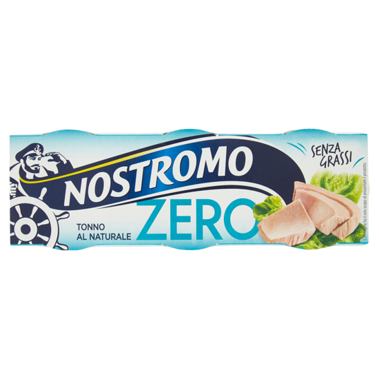 Immagine di NOSTROMO TONNO NATURALE ZERO GR.65X3