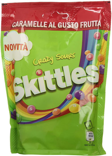Immagine di SKITTLES CRAZY SOURS GR.160