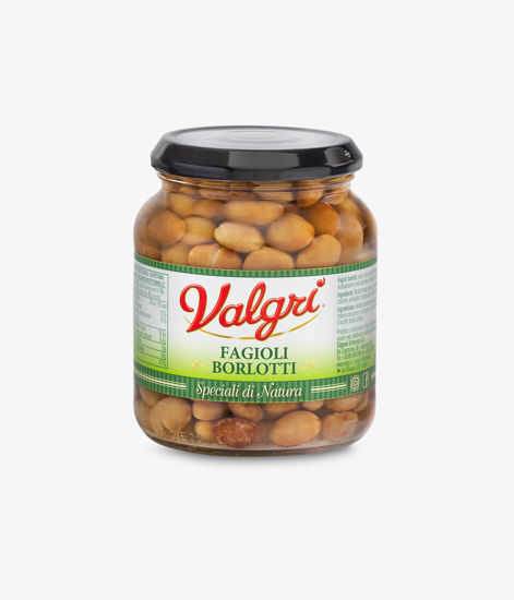 Immagine di VALGRI' FAGIOLI BORLOTTI VETRO GR.340