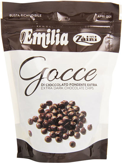 Immagine di ZAINI EMILIA GOCCE CIOCCOLATO FONDENTE GR.200