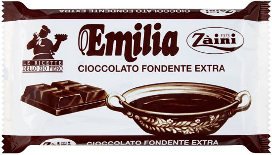 Immagine di ZAINI EMILIA CIOCCOLATA FONDENTE GR.400