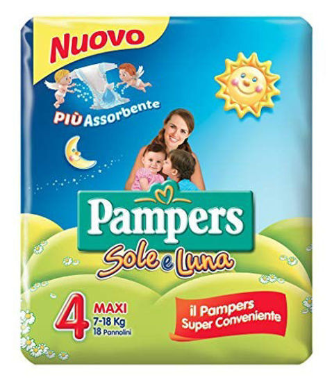 Immagine di PAMPERS SOLE E LUNA TRIO MAXI X 54PZ.