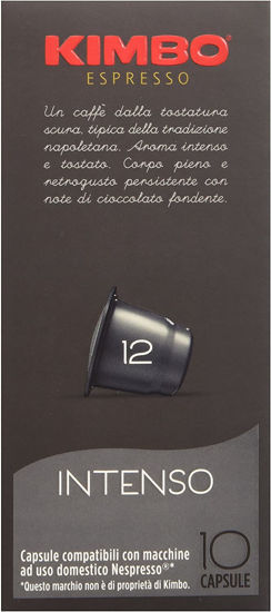 Immagine di KIMBO CAPS INTENSO X 10 COMPATIBILI NESPRESSO