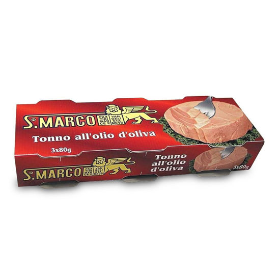 Immagine di SAN MARCO TONNO OLIO D'OLIVA GR.80X3