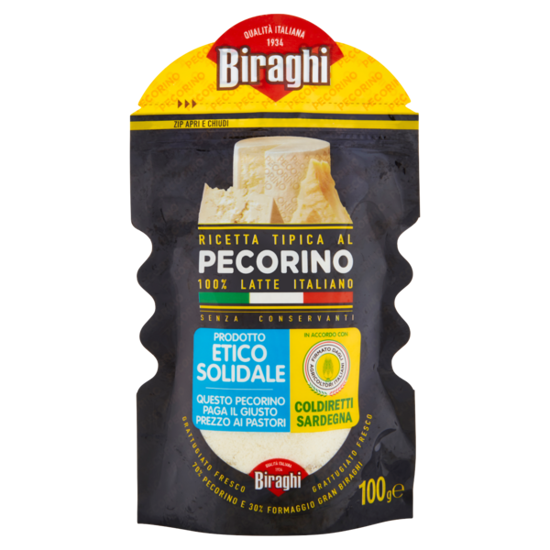 Immagine di BIRAGHI RICETTA PECORINO GRATTUGGIATO GR.100