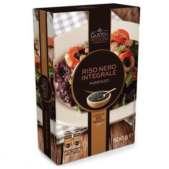 Immagine di GUSTO & PASSIONE RISO NERO PARBOILED INT. GR.500