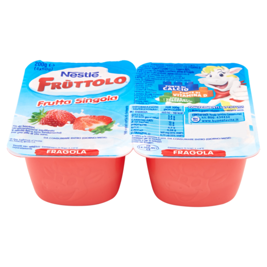 Immagine di FRUTTOLO FRAGOLA GR.50X4