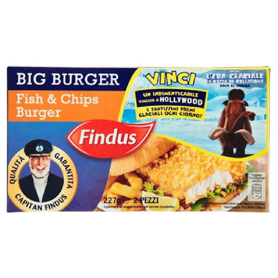 Immagine di FINDUS FISH&CHIPS BURGER G.227