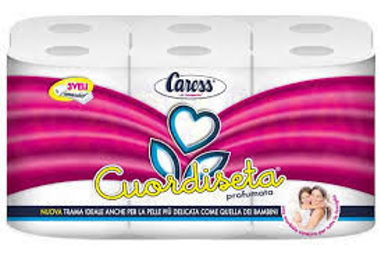 Immagine di CARESS IGIENICA CUORDISETA X12