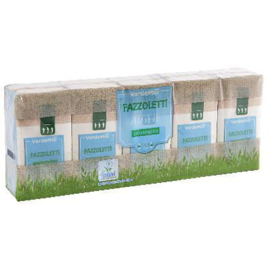 Immagine di VERDEMIO FAZZOLETTI ECOLOGICI X10