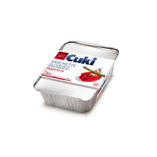 Immagine di CUKI VASCHETTE FORNO CON COPERCHIO 6 PORZIONI