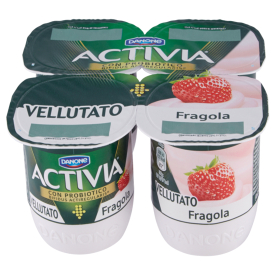 Immagine di DANONE ACTIVIA VELLUTATO FRAGOLA  X 4