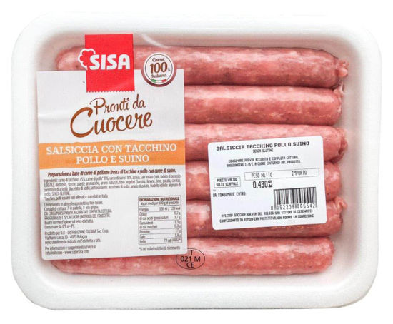 Immagine di SISA SALSICCIA POLLO/TACCHINO/SUINO GR.430