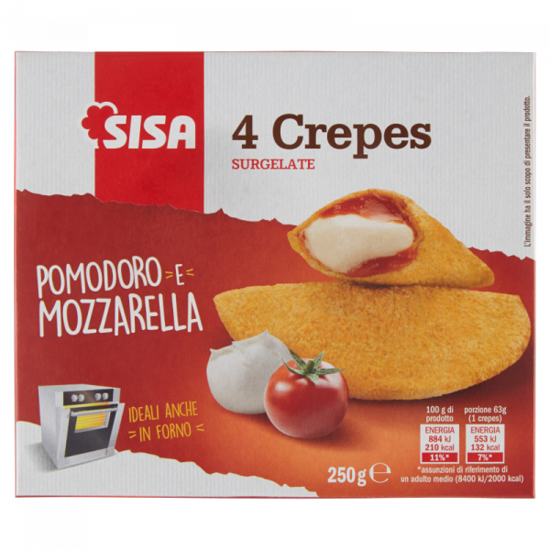 Immagine di SISA CREPES POMODORO/MOZZARELLA GR.250