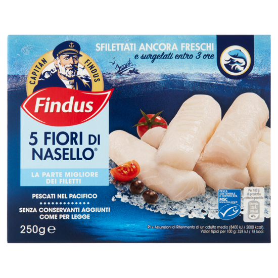 Immagine di FINDUS FIORI DI NASELLO X5 GR.250