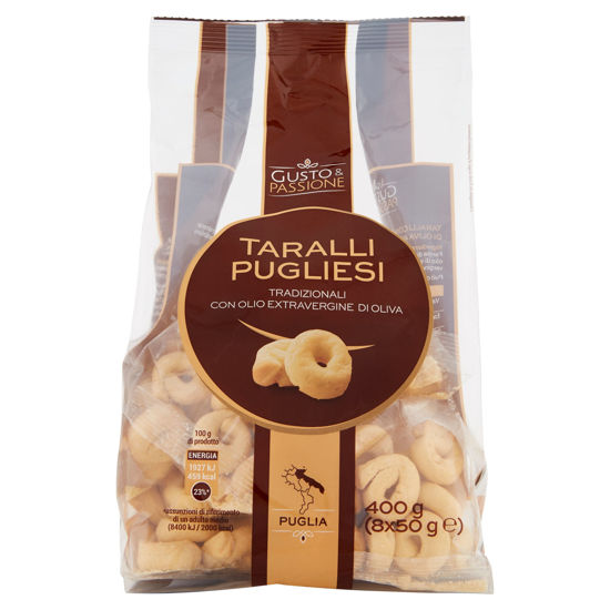 Immagine di GUSTO & PASSIONE TARALLI PUGLIESI MULTIPAK X8